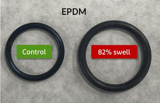 Grease compatibility with elastomers